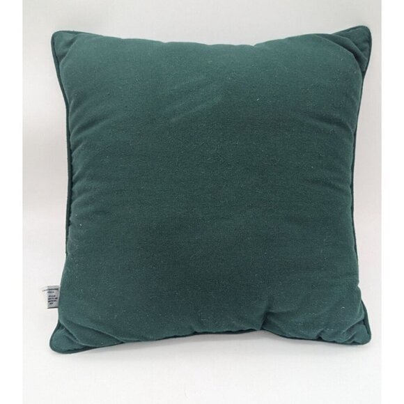 Riverdale Decorative Tapestry Pillow With Birdhouse Design 15" blue green - Picture 5 of 8